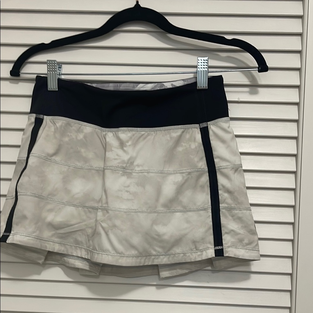 Black and White Athletic Skirt